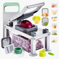 🥕 Multifunktionaler Gemüsehobel mit 8/9 Klingen & 1650 ml Auffangbehälter