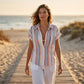🌸Gestreiftes Kurzarm-Bluse für Damen – lässig, bequem & vielseitig für den Alltag 🌿