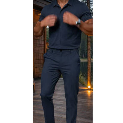 👔🔥🔥Herren Zweiteiliger Leichter Freizeitanzug