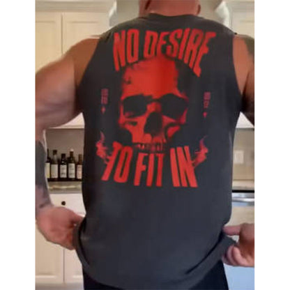 🎽☀️Herren Ärmelloses Tank Top Lockere Passform Sommer Gym Trainings-Weste