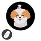 🐱🐶Anti-Verlust Haustier Leuchthalsbandprojektor mit Rassenmustern✨