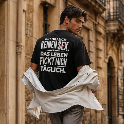 📢📢50% RABATT !!⏰Herren T-Shirt mit witzigem deutschen Spruch