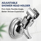 🚿💦Duschkopfhalter ohne Bohren – Verstellbarer Saugnapf-Brausehalter, Chrom