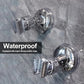 🚿💦Duschkopfhalter ohne Bohren – Verstellbarer Saugnapf-Brausehalter, Chrom