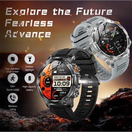 ⌚ 50% RABATT! 🏆 Smart Bluetooth Sportuhr – 1000mAh Akku, Fitness-Tracking & wasserdicht – Herzfrequenz, Schritte & Schlaf – Kompatibel mit iOS/Android 💪