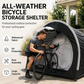 🚲🌧️ 50% RABATT! Wetterfeste Fahrradgarage – Wasserdicht, UV-stabil & windfest – Alu-/Stahlrahmen mit PE-/Oxford-Plane – Platz für 1–2 (oder 2–4) Räder, E-Bikes & Gartengeräte – Perfekt als Carport-Zelt & Geräteschuppen ✨