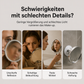 🪞10-fach vergrößernder Schminkspiegel mit LED-Licht und Saugnapf💄