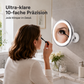 🪞10-fach vergrößernder Schminkspiegel mit LED-Licht und Saugnapf💄
