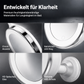 🪞10-fach vergrößernder Schminkspiegel mit LED-Licht und Saugnapf💄