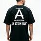 Herren-Kurzarm-T-Shirt mit Rückenaufdruck