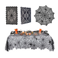 🎃NUR FÜR BEGRENZTE ZEIT: 50 % RABATT! ⏰Gruseliges Halloween-Muster – Set aus Tischdecke und Platzsets