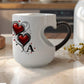 💝✨50% RABATT! Farbwechselnde Keramiktasse mit Herzhenkel, Valentinstag