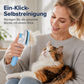 Selbstreinigende Zupfbürste für Haustiere