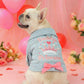 👑 50% RABATT! 💙 Süße Prinzessin Denim-Hundejacke, bequemer Stoff für kleine Hunde im Alltag🐶