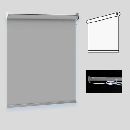 🪟 50% RABATT! 🔋 Elektrisches Verdunkelungsrollo mit Akku – Wiederaufladbar, höhenverstellbar & einfach zu montieren – Ideal für Büro, Balkon & Zuhause 🌙