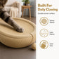 🎉 NUR FÜR BEGRENZTE ZEIT 50 % RABATT! 🐱 Strapazierfähiges Kratzbett aus Sisal für Katzen – langlebige Kratzfläche, geräumige ovale Form und inklusive Katzenspielzeug ✨