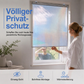 📢📢50% RABATT !!⏰Einziehbares Badezimmer-Sichtschutzrollo
