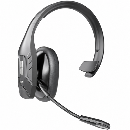Kabelloses Bluetooth-Headset für Callcenter mit ENC-Umgebungsgeräuschunterdrückung und automatischer Kopplung für Kundenservice und Lkw-Fahrer