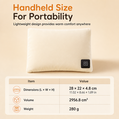 ⏳Limited-time 50% off⏰Portable Rechargeable Graphene Hand Warmer | Waterless Explosion Proof Plush Handheld Heating Bag♨️💦